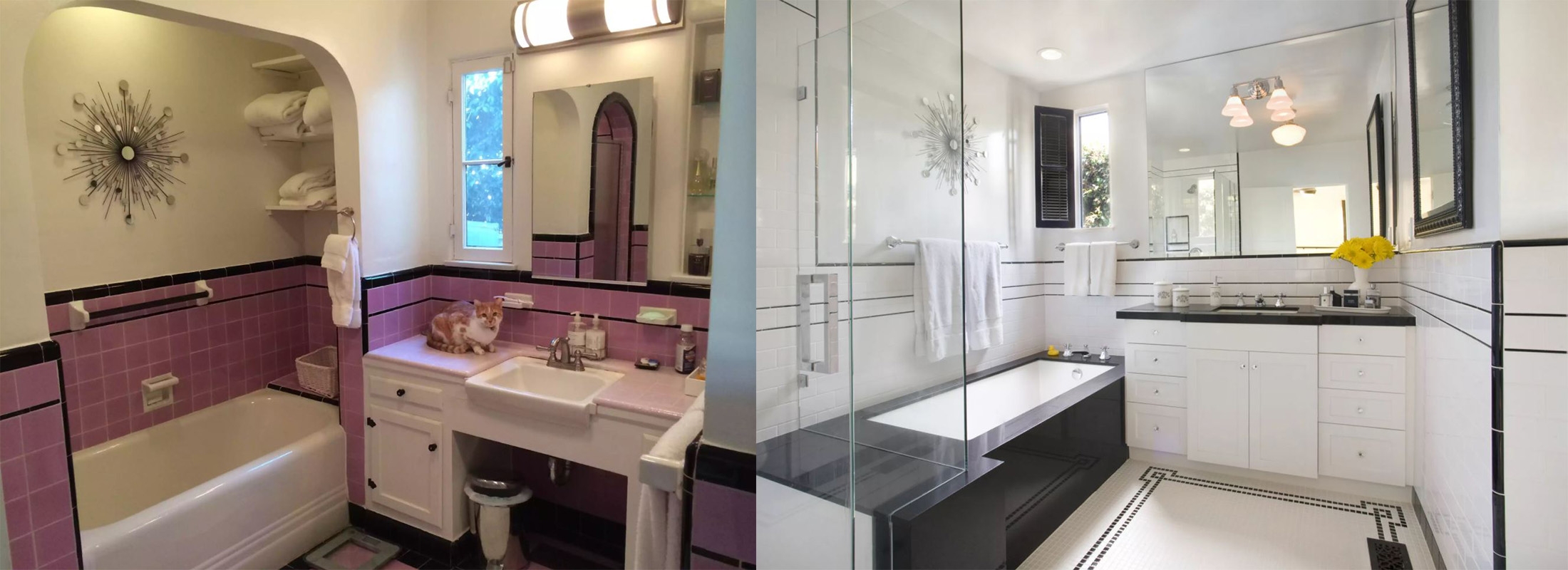 Rénovation salle de bain — avant et après